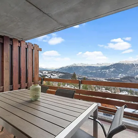 Chaleureux A Anzere, Accessible A Ski, Proche De Apartamento *