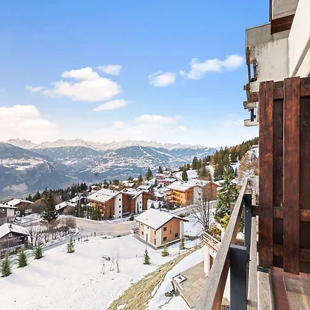 Apartment Chaleureux A Anzere, Accessible A Ski, Proche De Anzère