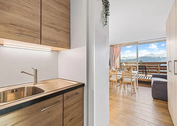 Chaleureux A Anzere, Accessible A Ski, Proche De Lägenhet Anzère