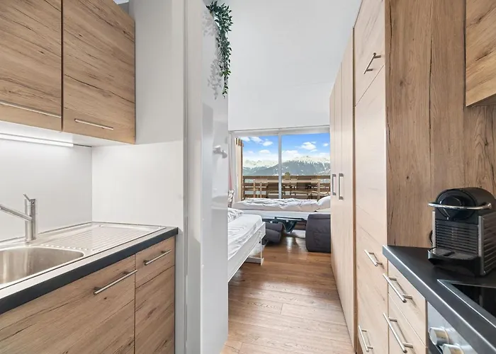 Lägenhet Chaleureux A Anzere, Accessible A Ski, Proche De Anzère