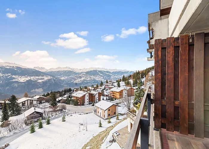 Lägenhet Chaleureux A Anzere, Accessible A Ski, Proche De Anzère